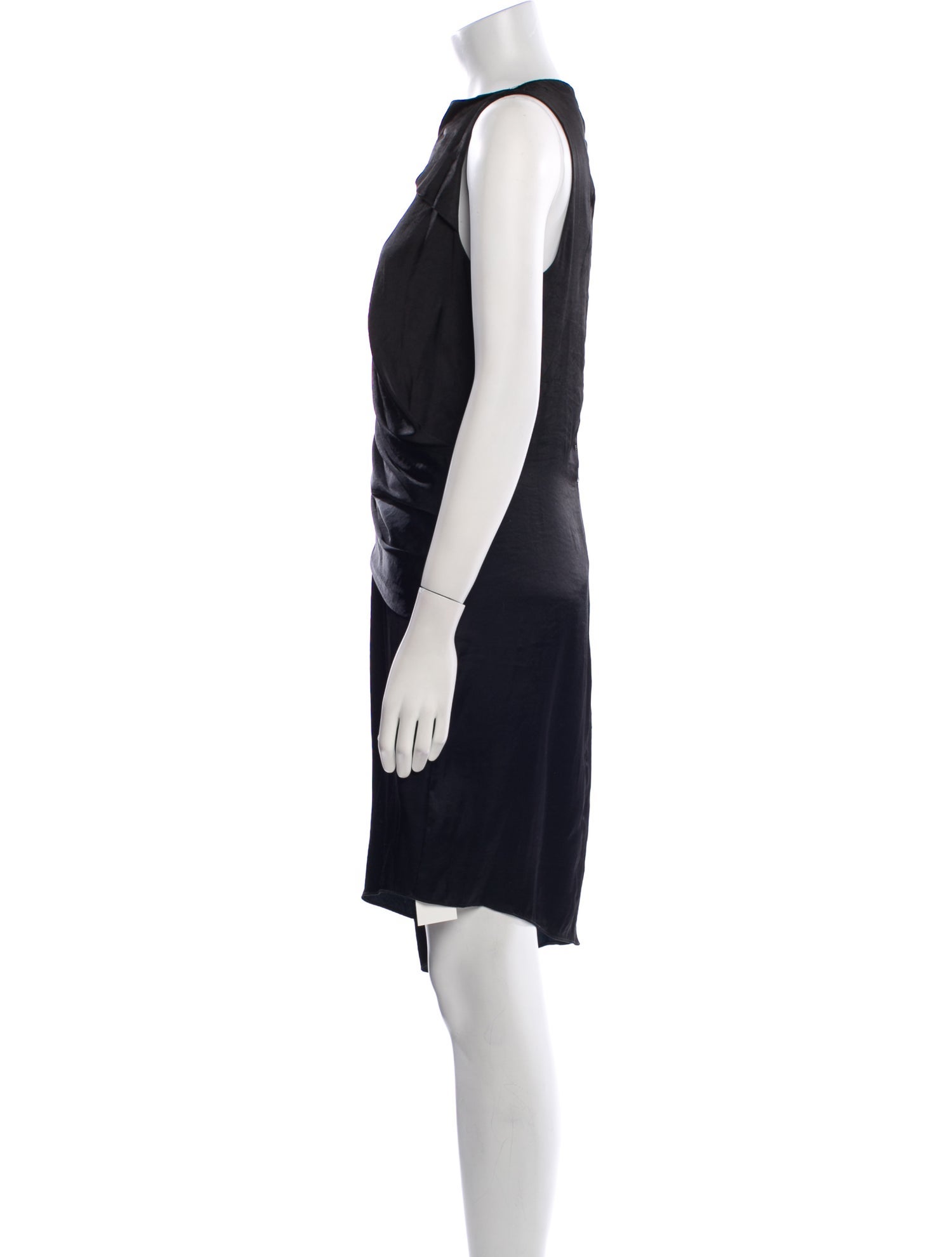 Helmut Lang Bateau Neckline Midi Length Dress